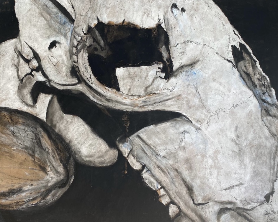 Skull with Fruit